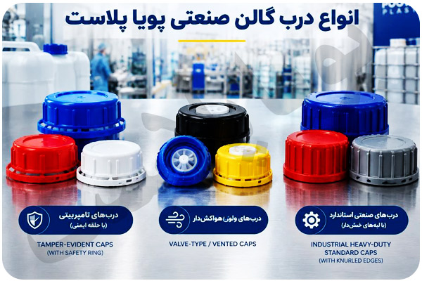 انواع درب گالن 20 لیتری