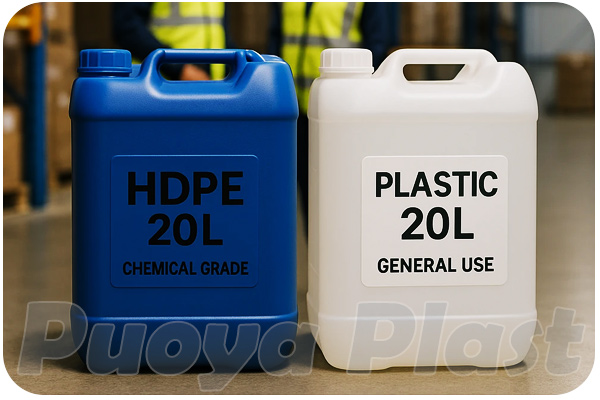 تفاوت گالن پلی اتیلن و پلاستیکی تفاوت گالن پلی اتیلن و پلاستیکی