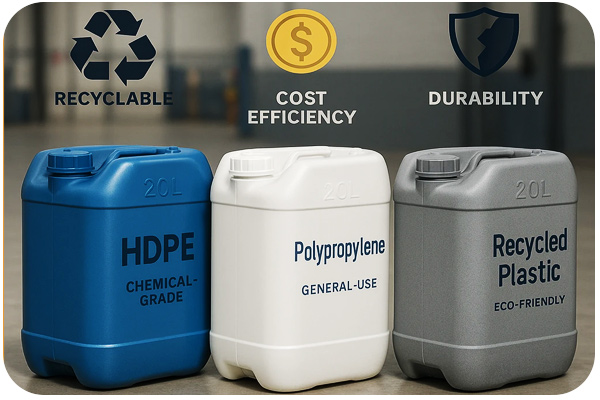 تفاوت گالن پلی اتیلن و پلاستیکی تفاوت گالن پلی اتیلن و پلاستیکی