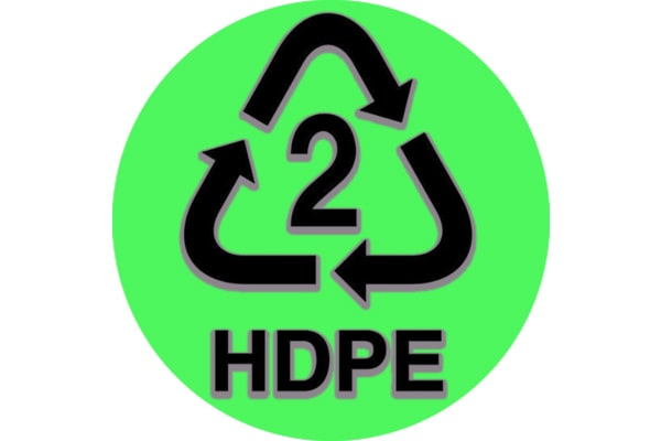 علامت hdpeدر بازیافت